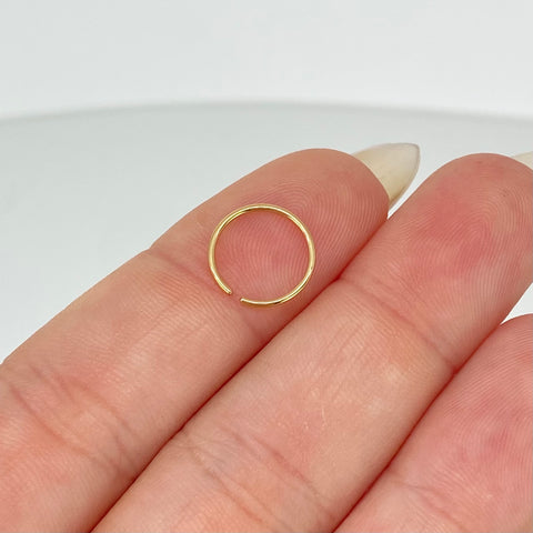 Piercing  Aro / Oro Amarillo 18k (Joya) / 0,2gr / 1.1cm / (Oreja)