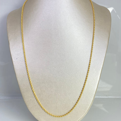 Cadena Italy Lazo Oro amarillo 18k +1 / 3,45 Gr / 2 mm / 60 Cm *