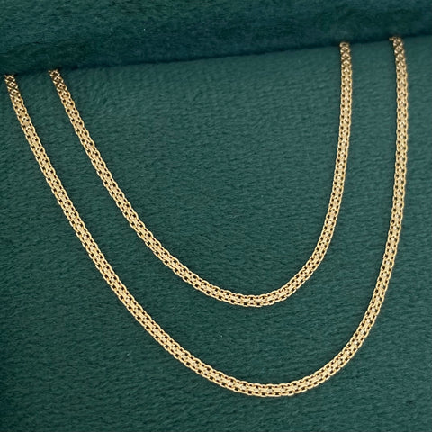 Cadena ● China Oro amarillo 18k 3,3 Gr / 1,4 mm / 60 Cm *