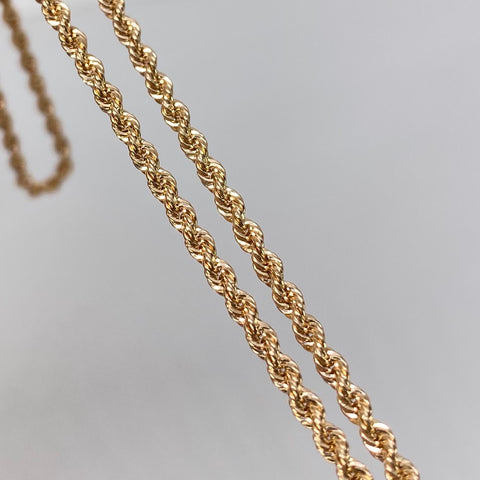 Cadena ● Lazo Oro amarillo 18k +1 / 2,65 Gr / 2,2 mm / 45 Cm *