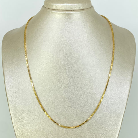Cadena ● Veneciana Oro amarillo 18k +3 / 6,3 Gr / 1,7 mm / 50 Cm †