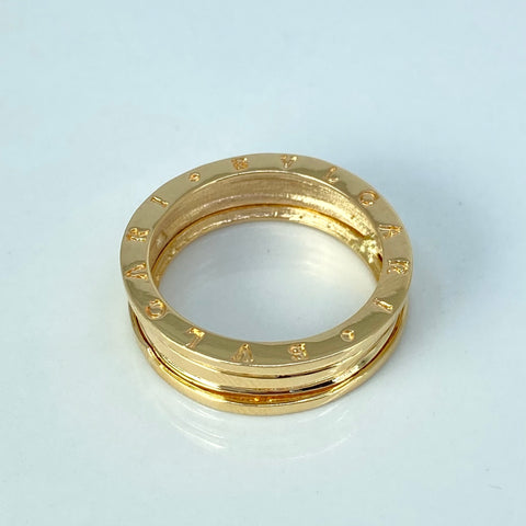 Anillo BV Oro amarillo / Talla 9 3/4 / 8,35 Gr *
