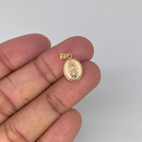 Dije Virgen Guadalupe Oro amarillo 0,65 Gr / 1,8 Cm †