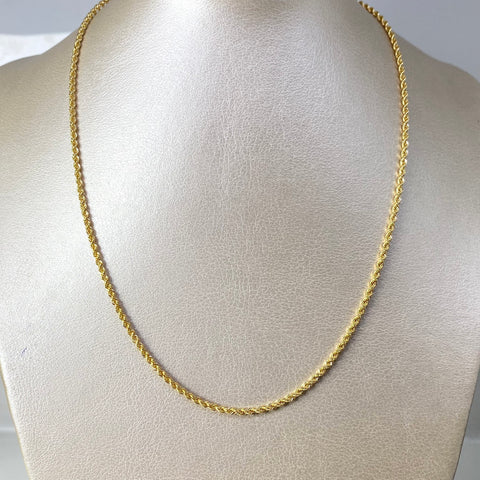 Cadena Italy Lazo Oro amarillo 18k +1 / 2,82 Gr / 2 mm / 45 Cm *