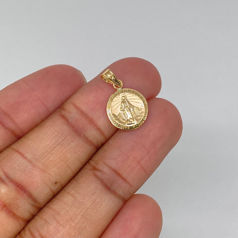 Dije Virgen Milagrosa Oro amarillo 0,7 Gr / 2 Cm *