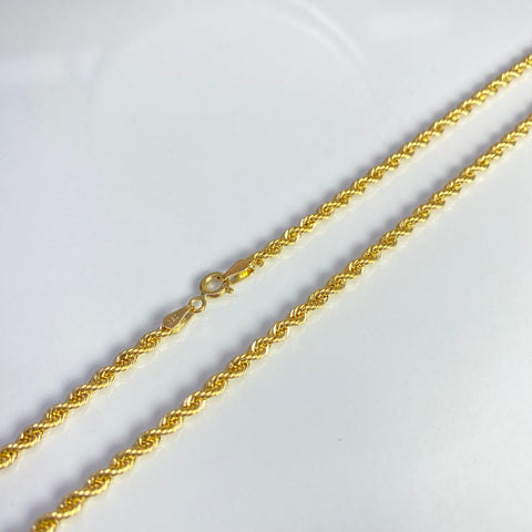 Cadena Italy Lazo Oro amarillo 18k +1 / 5,09 Gr / 2,5 mm / 60 Cm *