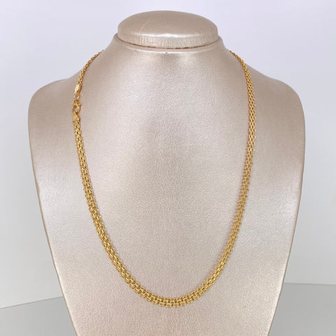 Cadena ● China Oro amarillo 18k 8,1 Gr / 4,8 mm / 50 Cm *