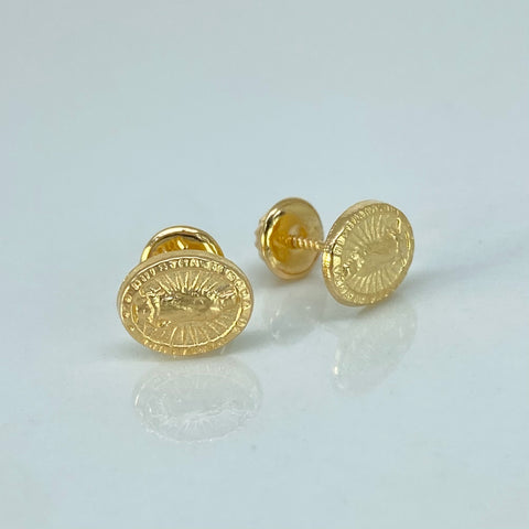 Topos Virgen Guadalupe Oro amarillo 0,7 Gr / 6,6 mm *