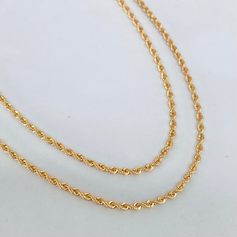 Cadena ● Lazo Oro amarillo 18k +1 / 1,73 Gr / 1,7 mm / 50 Cm *
