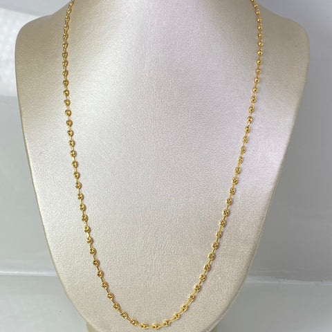 Cadena GC Oro amarillo 18k 6,15 Gr / 3 mm / 61 Cm *