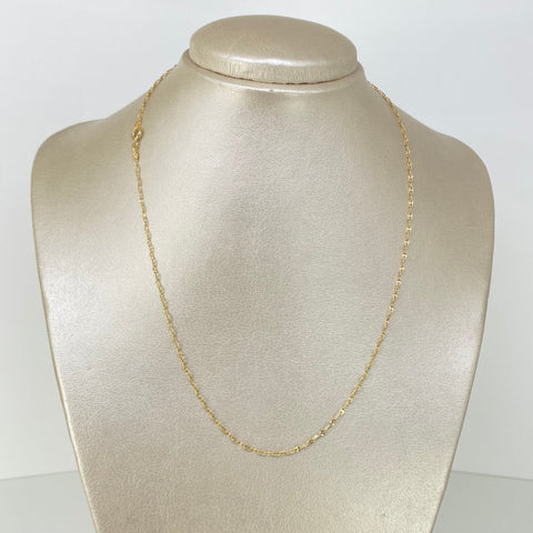 Cadena ● GC Italy  Oro amarillo 18k +1 / 1,1 Gr / 1,5 mm / 45 Cm †