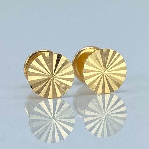 Topos Circulo Diamantado Oro amarillo 18k 0,55 Gr / 6,2 mm †
