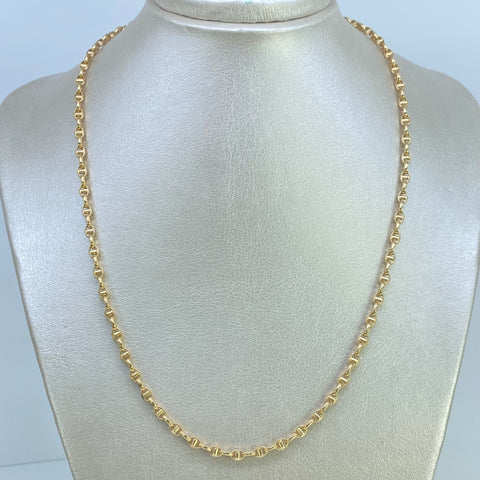 Cadena ● GC Italy Oro amarillo 18k 8,24 Gr / 3,5 mm / 50 Cm *