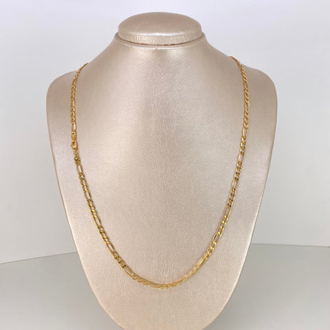 Cadena ● Tres Por Uno 3x1 CT Oro amarillo 18k 7,88 Gr / 3,8 mm / 60 Cm