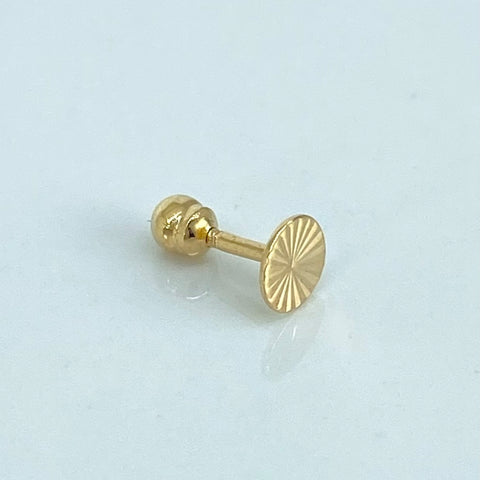 Piercing Circulo Diamantado / Oro Amarillo 18k (Joya) / 0,35gr / 5mm / (Oreja) *