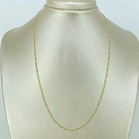 Cadena ● Tres Por Uno 3x1 Oro amarillo 18k 1,35 Gr / 1,5 mm / 45 Cm