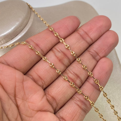 Cadena GC Lisas  Oro amarillo 6,00 Gr / 3,3 mm / 60 Cm *