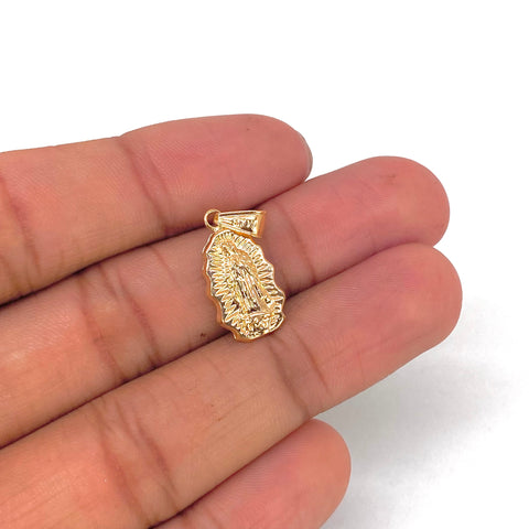 Dije Virgen Guadalupe Silueta Oro amarillo 0,95 Gr / 2,5 Cm *