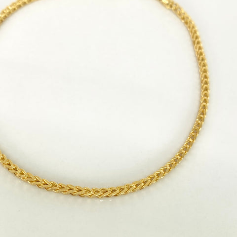 Pulso ● Franco Oro amarillo 18k +2 / 2,85 Gr / 2 mm / 20,8 Cm *