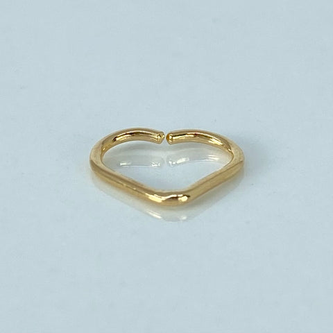 Piercing Corazon / Oro Amarillo 18k (Joya) / 0,32gr / 1.2cm / (Oreja) *
