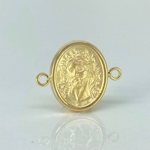 Herraje Rostro Jesus Oro amarillo 18k 1 Gr / 2 Cm *