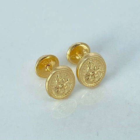 Topos Virgen Del Carmen Oro amarillo 0,72 Gr / 6,6 mm †