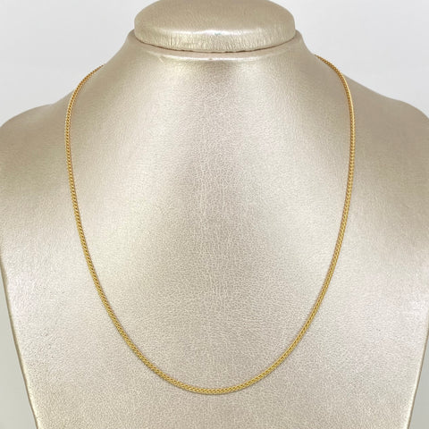 Cadena ● Franco Oro amarillo 18k +2 / 2,73 Gr / 1,4 mm / 45 Cm