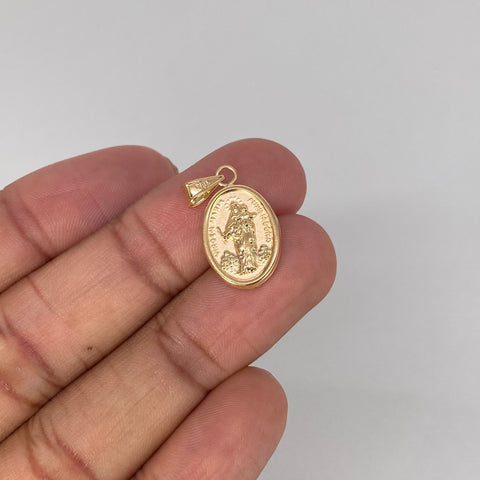 Dije Virgen Maria Auxiliadora Oro amarillo 1,1 Gr / 2,5 Cm