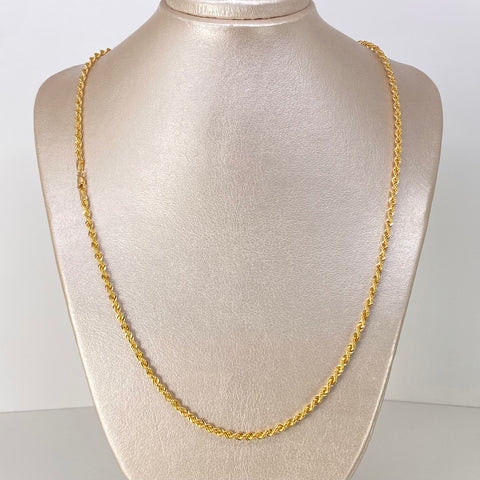 Cadena ● Lazo Oro amarillo 18k +1 / 7 Gr / 3,1 mm / 60 Cm
