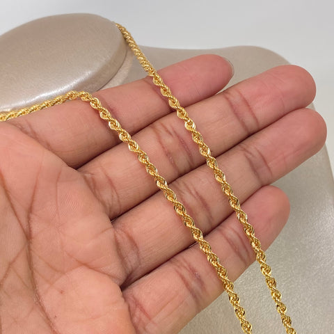Cadena ● Lazo Oro amarillo 18k +1 / 7 Gr / 3,1 mm / 60 Cm