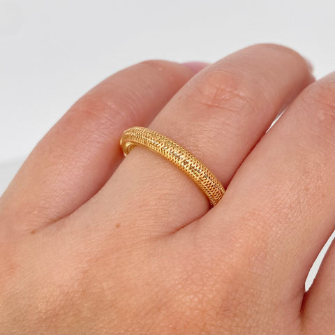 Anillo ● Articulable VS Oro amarillo 18k / Talla 6/9 / +3 / 0,6 Gr / 3 mm *