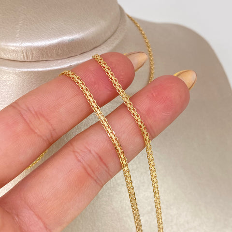 Cadena ● China Oro amarillo 18k 5,68 Gr / 2,1 mm / 60 Cm *