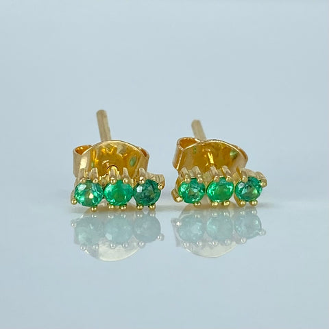Topos Esmeraldas 10PTS Oro amarillo 1,2 Gr / 3 mm