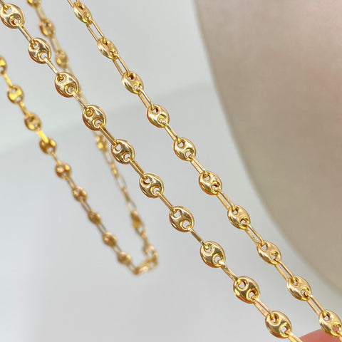 Cadena GC Oro amarillo 18k 4,25 Gr / 3,2 mm / 45 Cm