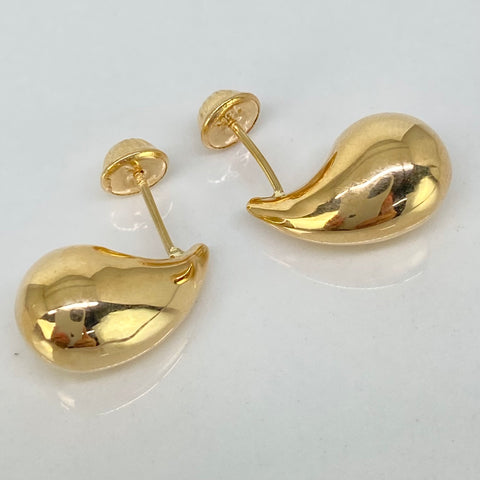 Topos Gotas Oro amarillo 18k 1,9 Gr / 8 mm *