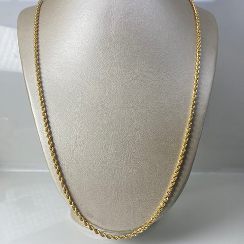 Cadena Italy Lazo Oro amarillo 18k +1 / 9,38 Gr / 3 mm / 70 Cm