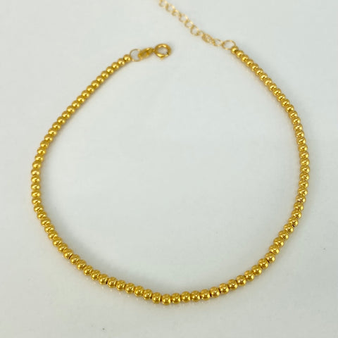 Pulso ● Bolas Lisas ESP 2mm Oro amarillo 18k +3 / 1,45 Gr / 17 Cm