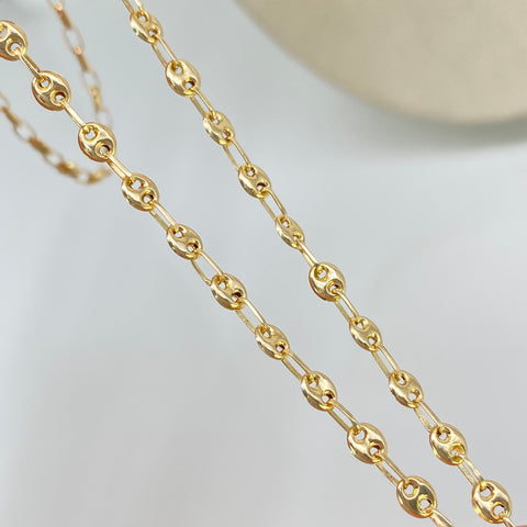 Cadena GC Oro amarillo 18k 3,97 Gr / 3 mm / 40 Cm