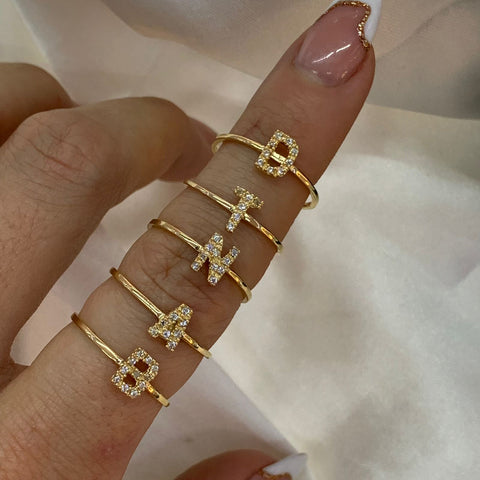 Anillo A Oro Amarillo 18k T 6 3/4/ 1,1 Gr / *