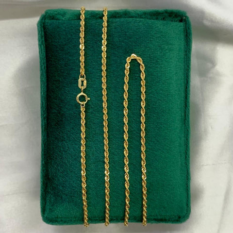 CADENA ITALY LAZO ORO AMARILLO 18K  +1 2,37 GR / 60 Cm*