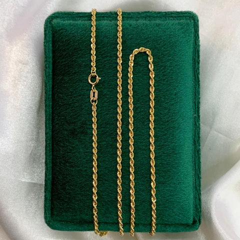 Cadena Italy Lazo Oro amarillo 18k +1 / 2,31 Gr / 2 mm / 60 Cm *