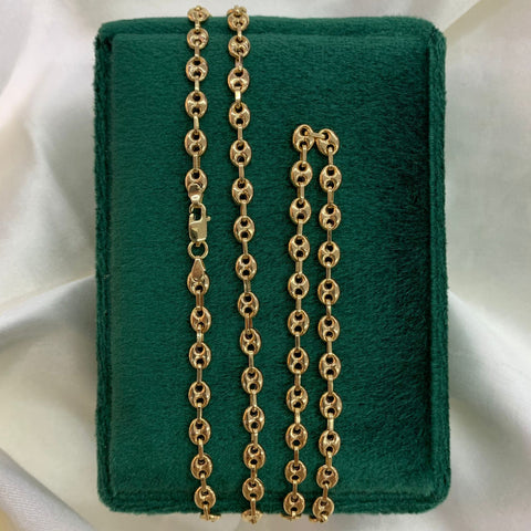 Cadena GC Oro amarillo 18k 7,77 Gr / 4 mm / 50 Cm *