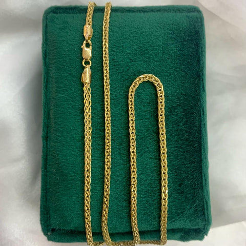 Cadena Italy Franco Oro amarillo 18k 5,39 Gr / 2 mm / 45 Cm *