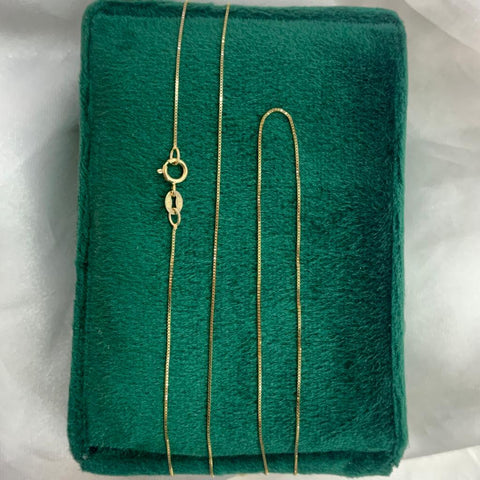 Cadena Italy Mini Veneciana Oro amarillo 18k 1,11 Gr / 0,5 mm / 50 Cm