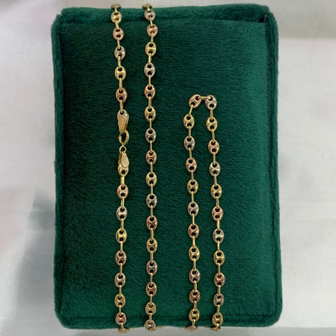Cadena GC Tres oros 18k 5,29 Gr / 3 mm / 51 Cm