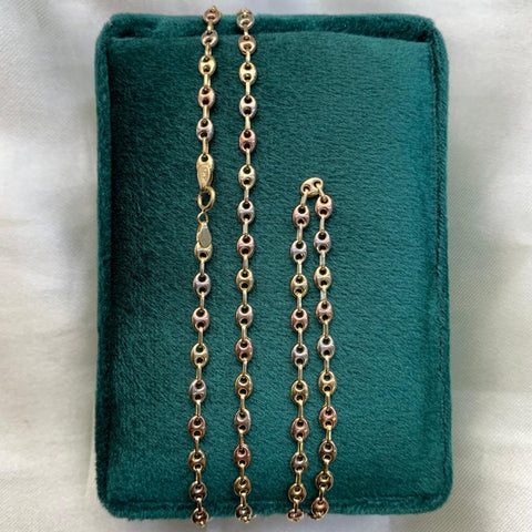 Cadena GC Tres oros 18k 4,71 Gr / 3 mm / 45 Cm *