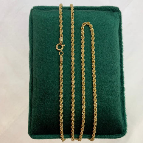Cadena Italy Lazo Oro amarillo 18k +1 / 2,58 Gr / 2 mm / 45 Cm