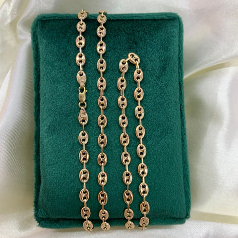 Cadena GC Oro amarillo 18k 8,46 Gr / 4 mm / 58,5 Cm *