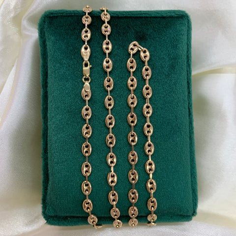 Cadena GC Oro amarillo 18k 8,19 Gr / 4 mm / 59 Cm *
