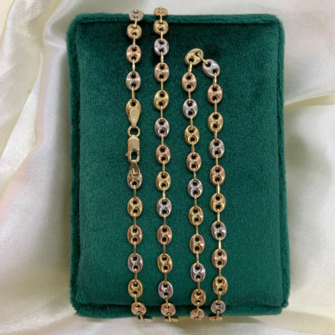 Cadena GC Tres oros 18k 8,73 Gr / 5 mm / 63 Cm *